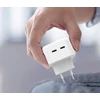 Įkroviklis . DENMEN Įkroviklis SIECIOWA DUAL USB-C 35W DC20