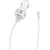 Įkroviklis automobilinis Devia Smart MFI su 2 USB jungtimis (2.4A) + MFI Lightning baltas