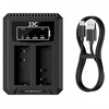 Fotoaparato įkroviklis JJC Dvigubas USB-C USB įkroviklis 2x Panasonic Dmw-blg10 / Ble9 / Dch-blg10tc akumuliatoriui (SB12308)