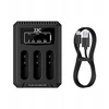 Įkroviklis do aparatu JJC Potrójna Įkroviklis USB Na 3x Akumuliatorius Ricoh Db-110 Olympus Li-90b Li-92b / Dch-110tc (SB12254)