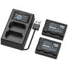 Įkroviklis do aparatu Mathorn Rinkinys zasilający Power Kit 2x Bateria MB-E220 Essential + Įkroviklis MBC-D220 su LCD (zamiennik Sony NP-FZ100) (MBS-E220)