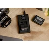 Dviejų kanalų įkroviklis EN-EL25 akumuliatoriams Newell DL-USB-C, skirtas Nikon