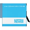 Dviejų kanalų įkroviklio rinkinys ir dvi SPJB1B baterijos Newell DL-USB-C, skirtos GoPro Hero 8