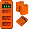 Įkroviklis do aparatu Rollei Akumulatorów akumulator aparatu cyfrowego USB (20084)