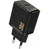 Dudao A26 PD20W GaN USB-C įkroviklis – juodos spalvos