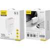 Dudao A5HEU network įkroviklis 3x USB-A 1x USB-C PD20W – baltos spalvos