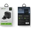 ENERGEA Laidinis įkroviklis 1xUSB+3xUSB-CPD-PPS-QC 3.0 100W 3C1A juodos spalvos US+EU Travelite GAN100