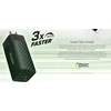 Energizer Ultimate – kelių kištukų ES / JK / JAV GaN USB-C ir USB-A 65 W PD tinklo įkroviklis (sidabras)