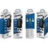 Energizer Ultimate - Multiplug EU / UK / US GaN USB-C &amp; USB-A 65W PD mains įkroviklis + USB-C cable juodos spalvos