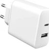 Įkroviklis eStuff INFINITE GRS* USB 1x USB-A 1x USB-C 20W/12W Baltas (ES637031-BULK)