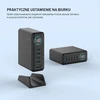 Fixed Fiksuotas GaN 140 įkroviklis 1x USB-A 4x USB-C 5 A (FIXCG140D-4C1A-BK)