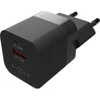 Fixed Fiksuotas Mini USB-C/USB 20W, juodas
