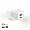 Įkroviklis Fixed Mini 1x USB-A 1x USB-C 3 A (FIXCG30M-CA-WH)