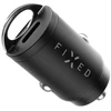 Fixed Fiksuotas USB-C 30W + kabelis USB-C/Lightning, juodas