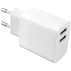 Fixed Fiksuotas USB 17W + kabelis USB/Lightning, baltas