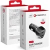 Car charger Forcell F-Energy Carbon 2 x USB C QC3.0 PD 3A 40W CC50-2C juodas
