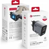 Telefono įkroviklis Forcell F-Energy GaN III 2 x USB C + USB A QC4.0 3,45A PD 70W SAM SFC2.0 su LCD ekranu VT-37 pilka