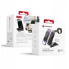 Forcell F-Energy 3in1 Simply Charge indukcinis įkroviklis, aliuminis, suderinamas su Apple Watch ir Samsung Watch, pilkas