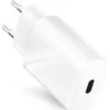 PTC Forcell 230V sieninis įkroviklis su USB Type-C, žaibo (APPLE) laidu 3A 20W su PD ir QC 4.0 įkrovimo funkcija