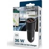 Gembird TA-UC-A2QC36-CAR-01 2x USB QC3.0 36W juoda