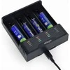 Gembird ENERGENIE BC-USB-02 Ni-MH + Li-ion Fast Baterija Charger juodas