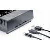 Gembird ENERGENIE BC-USB-02 Ni-MH + Li-ion Fast Baterija Charger juodas