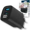 Gembird USB QC3.0 Type-C 30W PD LCD juodas