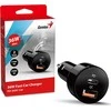 Įkroviklis Car Genius 36W, 2 prievadų, USB-C, USB-A, PD-36AC-Car