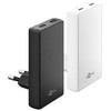 Įkroviklis Goobay Dvigubas USB-C PD GaN Greitas įkroviklis 90 Plokščias (65 W) Baltas