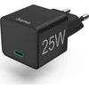 Hama mini 25W PD/QC 3.0 1x USB-C juoda