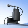 Telefono įkroviklis Hoco USB A + USB C QC3.0 PD AFC 3A 30W + laidas USB C į USB C N71 juodas