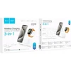 „Hoco 3in1“ 15 W „MagSafe“ ir Apple suderinamas belaidis įkroviklis, laikrodžiui, 15 W, CQ19, sidabrinis