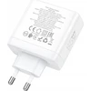 Telefono įkroviklis Hoco 2 x USB C + USB A GaN QC PD 65W N30 baltas