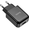Telefono įkroviklis Hoco USB A 2A 10W + laidas USB A į Lightning N2 juodas