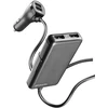 Cellular Line Įkroviklis Įkroviklis samochodowa Cellularline s 4 x USB, 7.2 A, juoda