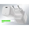 Įkroviklis Jcpal Bolt Pro 20W GaN greitasis įkroviklis - tinklo įkroviklis USB-C 20W baltas (JCP6361)