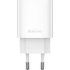 JELLICO sieninis įkroviklis EU53 PD 30W 1xUSB-C + USB-C laidas - Lightning Baltas