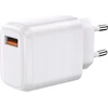 JELLICO sieninis įkroviklis A77 22,5W 1xUSB QC3.0 + laidas USB-C Baltas