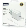 JELLICO sieninis pakrovėjas AK180 PD 20W 1xUSB-C + laidas USB-C - USB-C Baltas