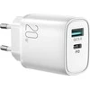 Įkroviklis Joyroom L-QP2011 USB/Type-C PD+QC3.0 20W baltas