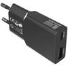 Įkroviklis jungiama į tinklą 4smarts FlatPlug Duos 30W GaN USB-C/USB-A juoda