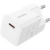 Baseus P10110909213-00 USB-C GaN5 mini 25W tinklo įkroviklis Baltas