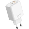Laidinis įkroviklis Beline 45W USB-A/USB-C BLN2CW45 baltos spalvos