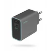 Cuktech CUKAD653EUGR 65W GaN Wall Charger 2 x USB-C 1 x USB-A – pilkos spalvos