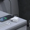 Dudao A28C 45W GaN laidinis įkroviklis + USB-C kabelis – juodos spalvos
