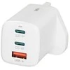 iBOX C-65 Baltas, GaN 65W universalus įkroviklis, JK kištukas