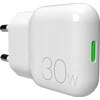GaN Puro SLIMPRO 30W USB-C laidinis įkroviklis – baltos spalvos