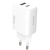 Įkroviklis jungiama į tinklą Proove Silicone Power 2 30W baltas (Type-C + USB)