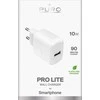 Puro PROLITE 10W USB-A laidinis įkroviklis – baltos spalvos