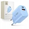 „Tech-Protect NCA30 PD 30W QC3.0 USB-A / USB-C“ sieninis įkroviklis - Mėlyna